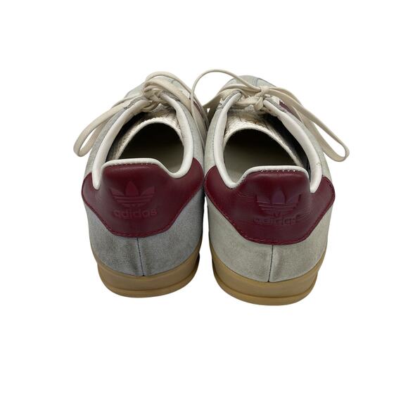 Adidas 'Gazelle' Grey Suede Indoor Shoes Size 6.5 - Picture 6 of 7